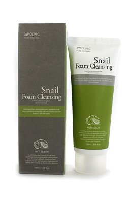 3W CLINIC Snail Foam Cleansing