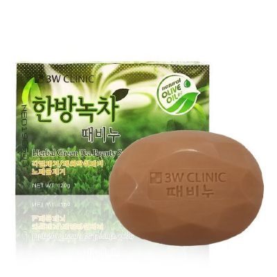 3W CLINIC Herbal Green Tea Beauty Soap