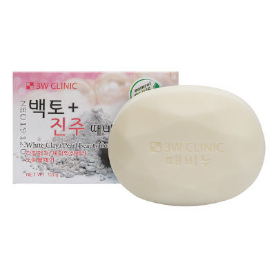 3W CLINIC White Clay+Pearl Beauty Soap