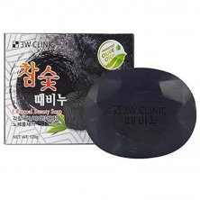 3W CLINIC Charcoal Beauty Soap