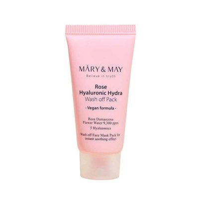 MARY&MAY Rose Hyaluronic Hydra Wash Off Pack